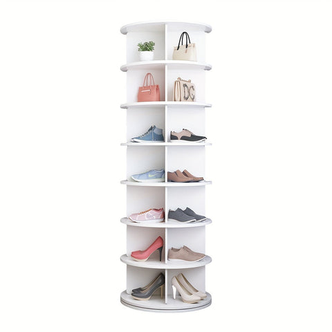 ShoeSpin 360° Drehbares Schuhregal - Platzsparend und Multifunktional