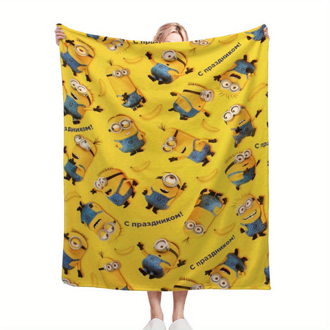 Minions Fleece Decke - Weiche & Warme Flanelldecke für Kinder
