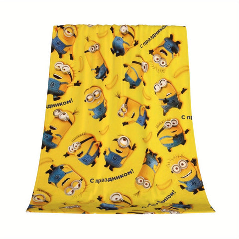 Minions Fleece Decke - Weiche & Warme Flanelldecke für Kinder