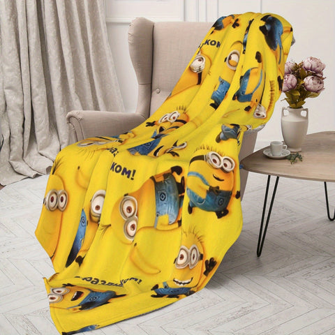 Minions Fleece Decke - Weiche & Warme Flanelldecke für Kinder