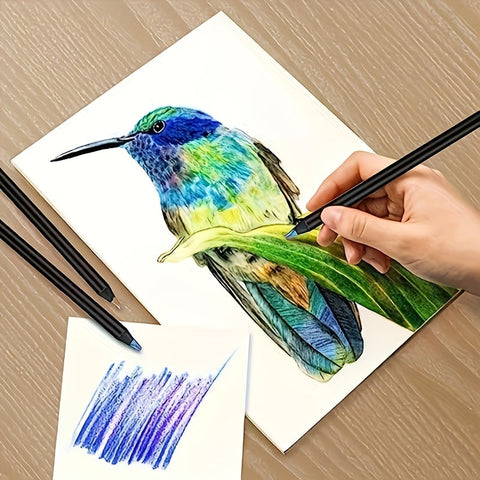 12er-Pack Regenbogenfarbene Bleistifte – Farbverlauf-Bleistifte mit 2mm Graphit für Kunst und Schreiben