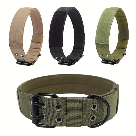 Verstellbare Nylon-Hundehalsband – Komfort und Kontrolle für große Hunde
