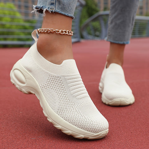 Moderne Slip-On Sneakers für Damen – Atmungsaktiv und Bequem für den Alltag