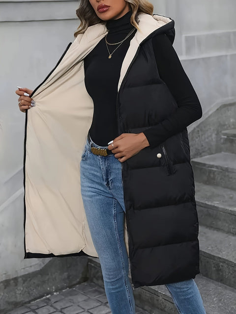 Eva Puffy Weste - Stilvoll und Warm für Damen im Herbst und Winter