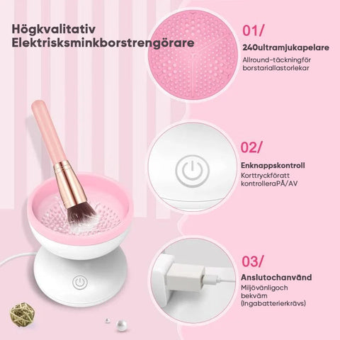 Elektrischer Make-up-Pinselreiniger - Schnelle und Gründliche Reinigung