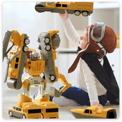 Transformierbares Roboterauto - Kreatives Spielzeug für abenteuerlustige Kinder