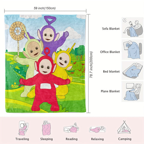 Teletubbies Decke - Für Kinder, Weich und Vielseitig