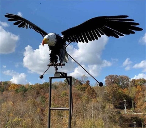 Metallischer Vogel Windgenerator - Dekorative Gartenornamente