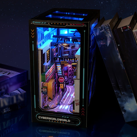 Cyberpunk DIY Cabin Kit – 3D Modell für Wohnkultur mit Beleuchtung