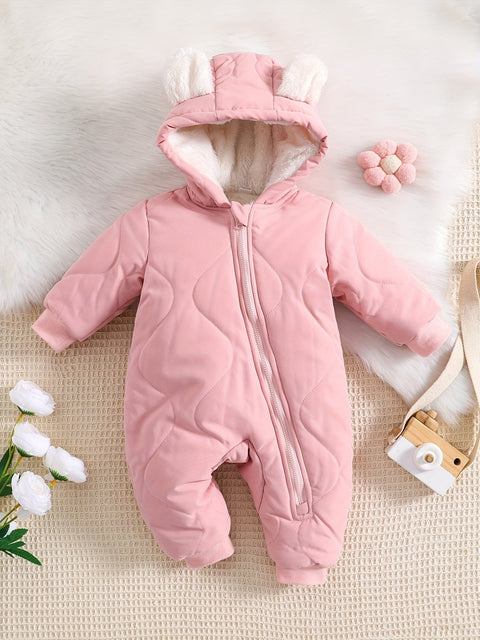 Luca Kapuzenoverall für Babys - Warm und Niedlich für Außenabenteuer