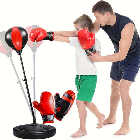 Junior Boxsack - Verstellbarer Boxsack mit Handschuhen für Kinder