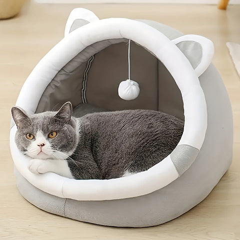 Knus Katzenhaus - Der perfekte Spiel- und Schlafplatz für deine Katze