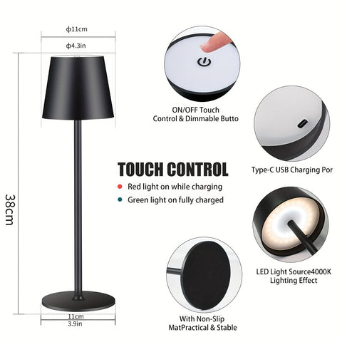 Stilvolle Drahtlose Tischlampe – Modern und Praktisch