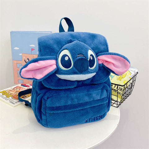 Disney Stitch Plüsch Rucksack für Kinder – Süß und Langlebig für Schule und Alltag
