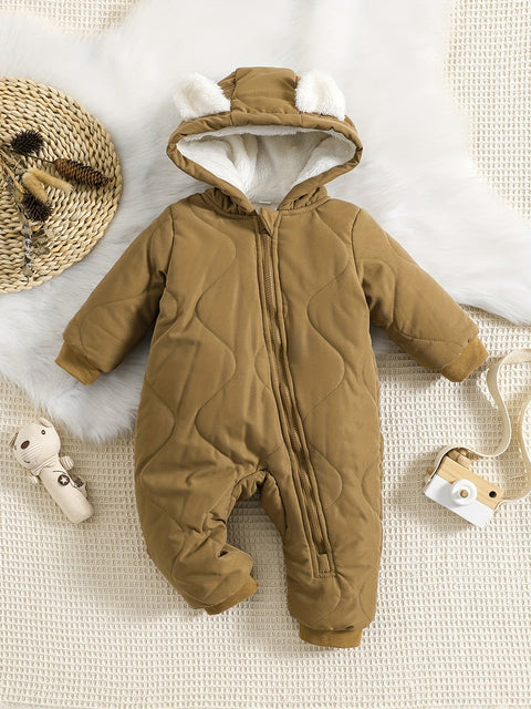 Luca Kapuzenoverall für Babys - Warm und Niedlich für Außenabenteuer