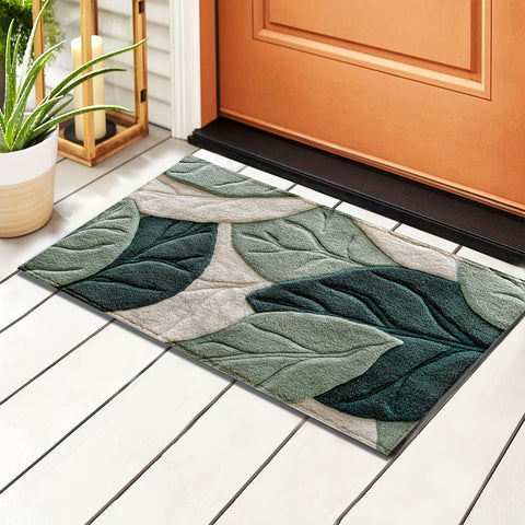 Blätter Badmatte – Absorbierend, Plüsch und Komfortabel für das Badezimmer