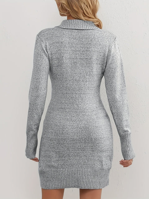 Chloe Strickkleid - Elegant und Komfortabel für Herbst und Winter