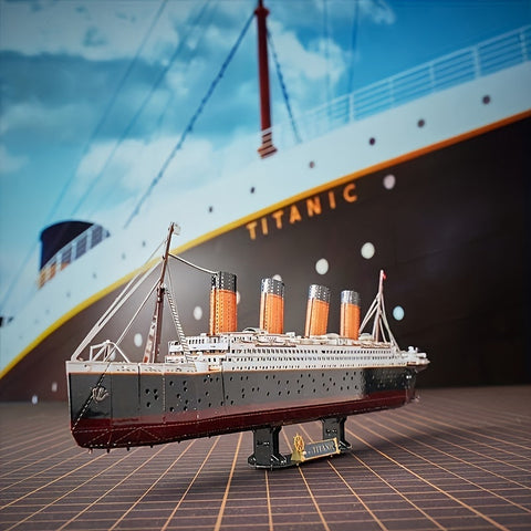 Titanic 3D Metallmodell-Kit – Detailliertes DIY-Modell für kreative Bastler