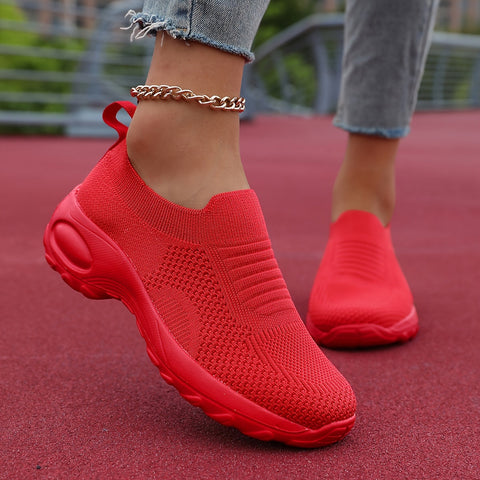 Moderne Slip-On Sneakers für Damen – Atmungsaktiv und Bequem für den Alltag