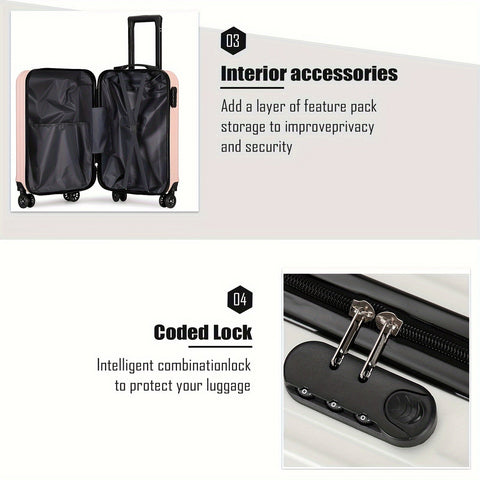 Stylischer Reisekoffer mit 4 Rollen – Kompakt und Robust für Weltabenteuer