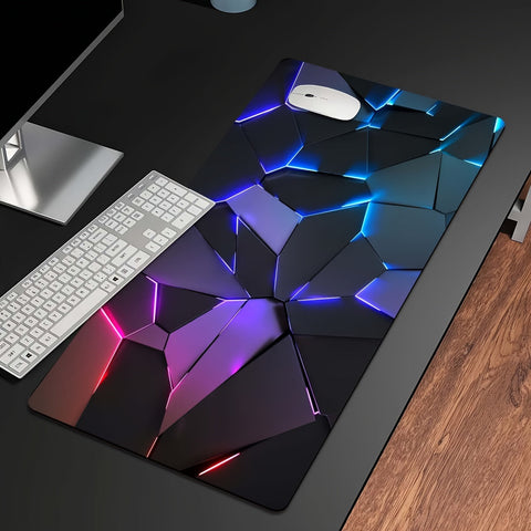 Geometrische Gamer Matte - Stilvoll, Langlebig und Rutschfest für ein Perfektes Spielerlebnis