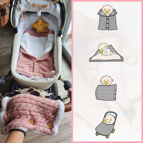 SnuggleNest Babyschlafsack - Für Wärme und Komfort im Kinderwagen