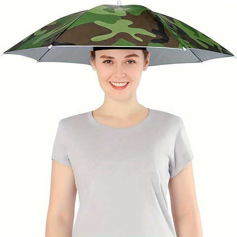 SunShade Regenschirmhut – Leicht, UV-schutz und freihändig