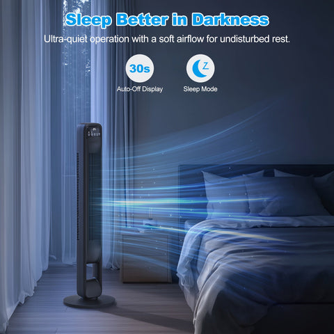 Bladloser Turmventilator – Stilvoll und Einstellbar