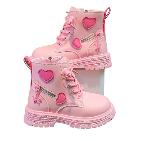 HeartStyle Boots - Süße Mädchenstiefel mit Verspielten Details