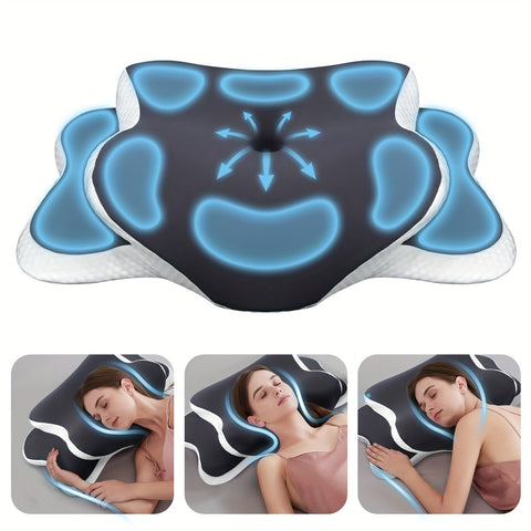 Ergonomisches Gedächtnisschaum-Nackenkissen – Für Optimalen Komfort und Unterstützung während der Nacht