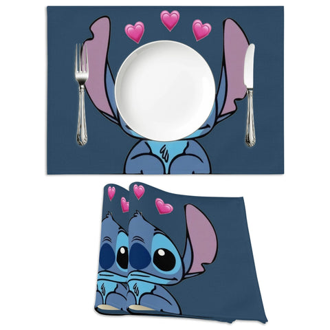 Disney Stitch Platzdeckchen – Süßer Cartoon für Küchen- und Tischdekoration