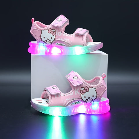 Sanrio Leuchtende Mädchensandalen – Bequeme und Atmungsaktive Sommerschuhe