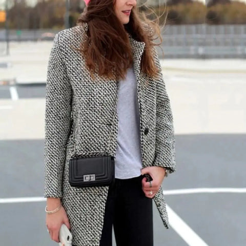 Emma Houndstooth Jacke – Für einen modischen Auftritt