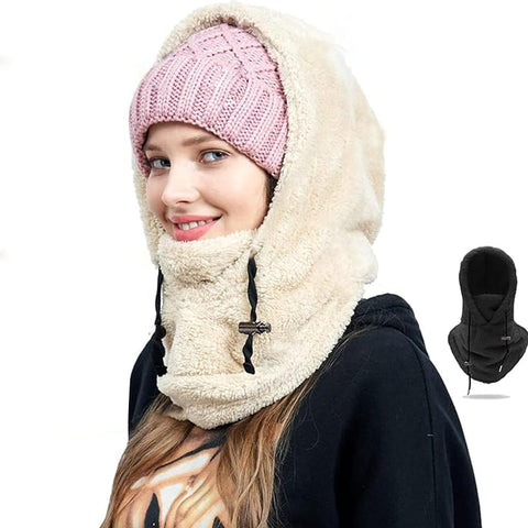 ArcticShield 3-in-1 Wintermütze – Warm, Winddicht und Multifunktional