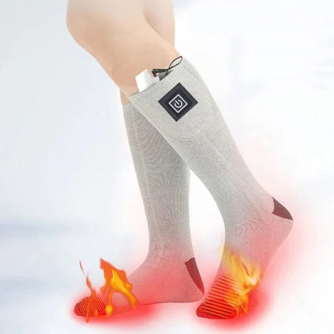 HeatWave Heizsocken – Wiederaufladbar, Warm und Bequem