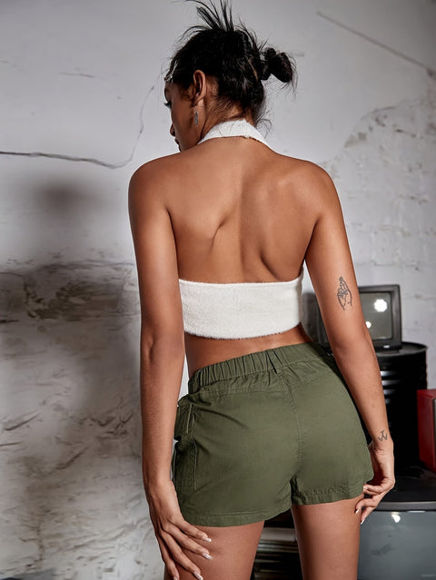 Lässige Cargo-Shorts mit Elastischem Bund – Komfortabel und Funktional