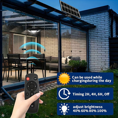 Slimme Sonnenhänger LED Lampe – Hell, Sicher und Energiesparend
