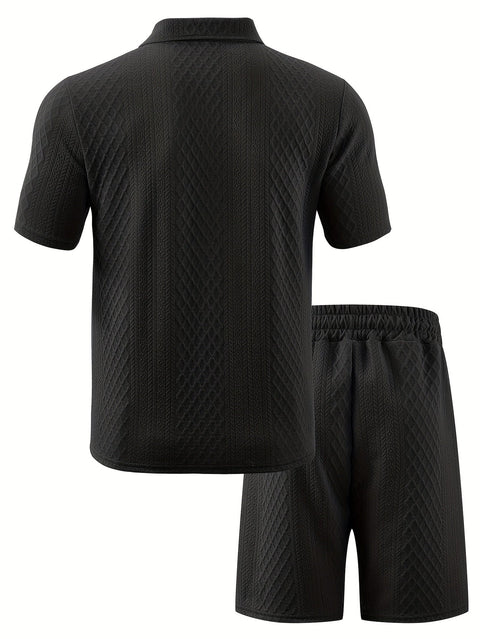 Stilvolles Jacquard Herren Set – Bequem und Trendy