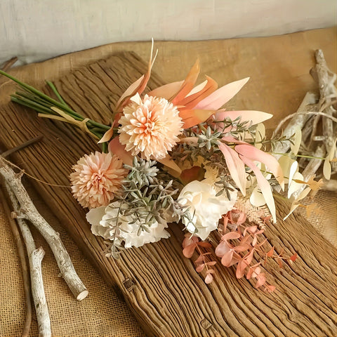 Kunstblumenstrauß – Geeignet für Hochzeiten und saisonale Dekoration