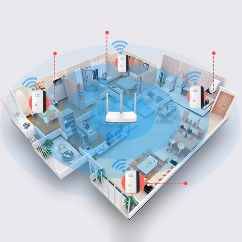 Drahtloser WiFi-Signalverstärker – Zuverlässige Interneterweiterung für Zuhause und Büro