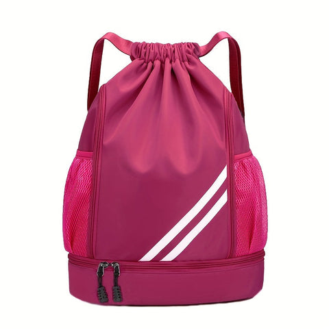 Stylische Nylon-Gymtasche mit Kordelzug – Praktisch und Wasserdicht für Sport und Reisen