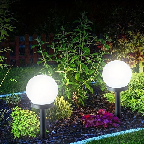 Solar LED Gartenlampen – Sphärische Beleuchtung für Wege und Gärten
