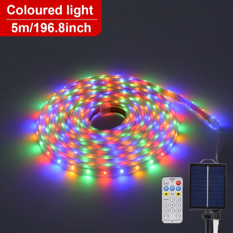 SolarGlow LED Lichterkette – Für kreative Außenbeleuchtung