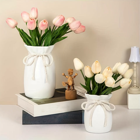 Bohemian Geometrische Dekorative Vase – Ideal für Frühling und Ostern Dekorationen
