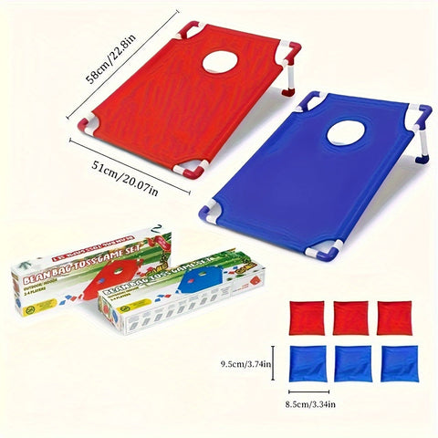 Tragbares Cornhole-Spielset – Perfekt für Familienvergnügen im Freien