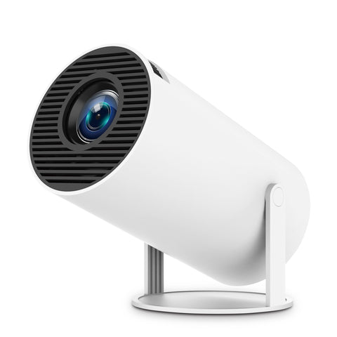 Smart Mini-Projektor - Tragbarer 180° drehbarer Projektor für Außenfilme und Streaming