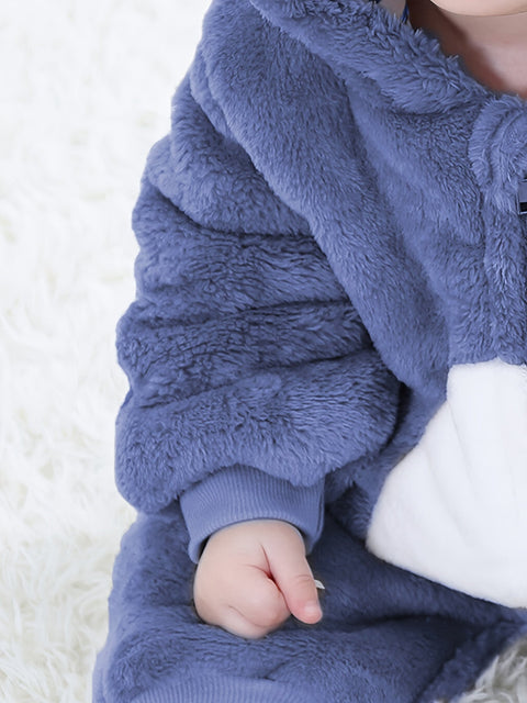 Bennie Bären Strampler für Babys - Warmer und Gemütlicher Jumpsuit für Draußen