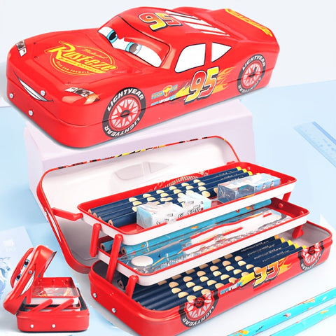 Lightning McQueen Federmäppchen - Coole und Geräumige Aufbewahrung