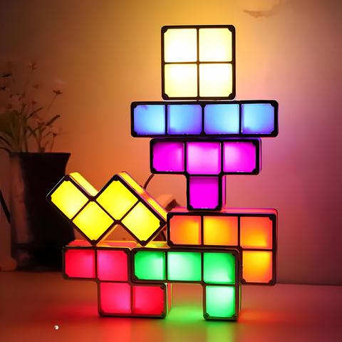 Bloklight Retro Stimmungslicht – Einzigartiger Stil und warme Atmosphäre