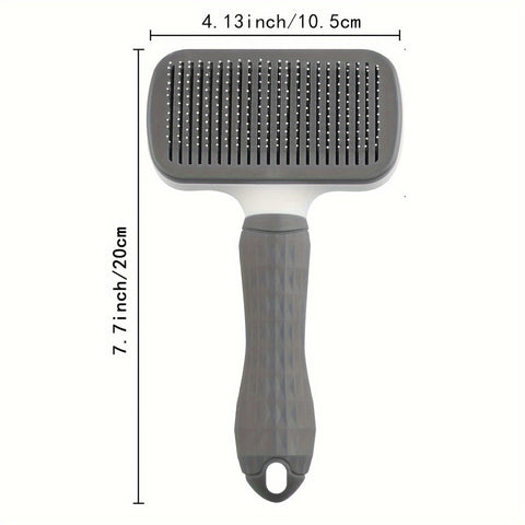 Elegante Glide Tierpflegebürste – Mühelose Fellentfernung & Belebende Massage